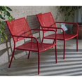 thumbnail image 1 of Alfresco Home Chaise de Patio Profil Bas Martini en Tarte aux Cerises (Ensemble de 2), 1 of 1