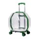 thumbnail image 2 of Pet Cat Trolley Case Mochila para perros Bolso Transpirable Pet Carrier Portable Pet Carrier Mochila con ruedas silenciosas para acampar al aire libre Verde claro completo Yinane Maleta con ruedas para gatos, 2 of 8