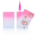 thumbnail image 1 of Encendedor bonito con forma de póquer de llama rosa con dibujo de hello kitty kuromi para niña, 1 of 4