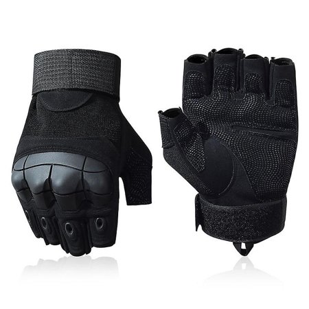 Gants Tactiques IiSports Half Finger - Armurés, Ventilés - Taille Large - Paintball/Airsoft