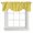 Yellow, variant on Tie Up Valances for Windows, Blue Moroccan Adjustable Valance Curtains Window Treatment for Living Room, Retro Country Geometric Quatrefoil Plaid Rod Pocket Kitchen Curtains & Drapes 42x12 Inch