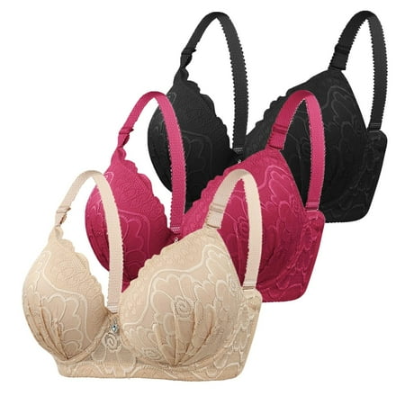 Audhol Seamless Bras for Women Bras for Women No Underwire Adjustable Bras Full Coverage Support Bralette Plus Size Everyday Bra Everyday Bras Black1 3XL