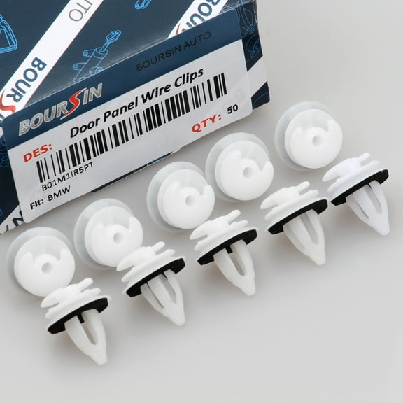 50Pcs Door Trim Panel Clips For BMW E34 E36 E38 E39 E46 X5 M3 M5 - With Seal Ring