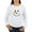 White, variant on CafePress - Snowman Face Long Sleeve T Shirt - Women's Long Sleeve Graphic Casual T-Shirt