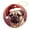 pattern-4, variant on Christmas Pattern Pug Dog Christmas Ceramic Ornament Red Santa Hat Dog Style Christmas Tree Ornaments for Christmas Tree Decoration Xmas Party Decorations Holiday Present