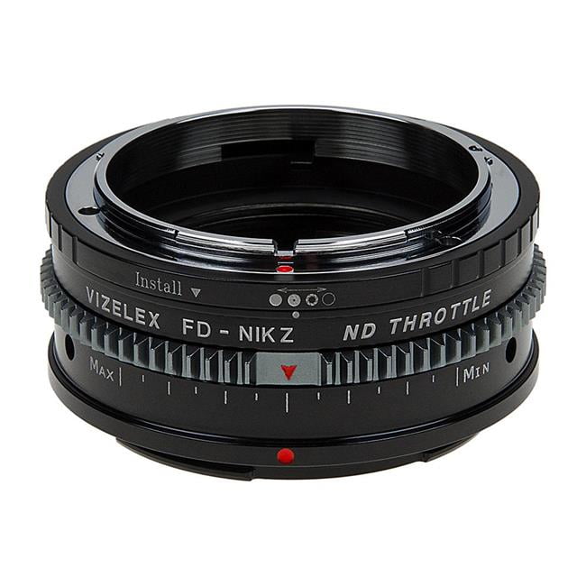 Fotodiox Fd Nkz Ndtc Nd Throttle Lens Mount Adapter With Canon Fd And Fl 35 Mm Slr Lenses
