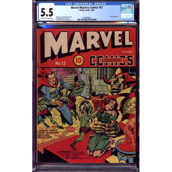 Marvel Mystery Comics #12 - CGC 5.5 Comic Book