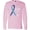 AD-Pink, variant on Inktastic Faith over Fear Hydrocephalus Awareness with Blue Ribbon Long Sleeve T-Shirt