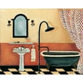 thumbnail image 2 of Hedy 32x26 Gold Ornate Wood Framed with Double Matting Museum Art Print Titled - Bath time II, 2 of 4