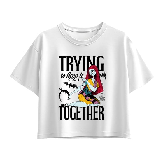 The Nightmare Before Christmas - Sally Trying to Keep it Together - Youth Girls Boxy T-Shirt