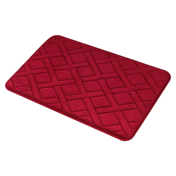 Alfombrillas de Baño para Baño Antideslizante Máquina de Alfombra de Piso Absorbente Del Baño de Casa Lavable, Suave Y Cómodo, Absorbe Rápidamente Agua, Asegurando Alfombra de Piso Estable Y Antidesli