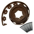 thumbnail image 1 of 16.4Ft Line Border Flexible Plastic Lawn Edging With 15Pcs Ground Anchors, 1 of 16