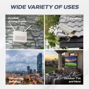 Cables Direct Online 500FT CAT6 Outdoor 23AWG 550MHz UTP Copper Clad Aluminum Solid Bulk Ethernet Cable Direct Burial UV Wire