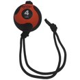thumbnail image 1 of Aeromat Power Rope Medicine Ball - 4 LB Black / Orange, 1 of 2