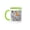 Green/White, variant on 3drose, Angelic Robin Watercolor, 15oz Mug