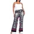 thumbnail image 5 of White Mark Women's Plus Size Printed Palazzo Pants, 5 of 5