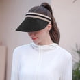 thumbnail image 3 of Sombrero de verano para mujer, sombrero de paja de playa negro de ala ancha, sombrero de verano para mujer Rojo Verde Cocina, Decoración y Otros, 3 of 4