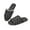 Halloween Bats, variant on Christmas Dwarf Print Open Toe House Slippers for Women Men Soft Cotton Indoor Shoes Memory Foam Slip On Bedroom Slippers, Size 9-10