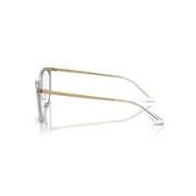 Vogue Womens Size 53 VO5276 Prescription Eyeglasses with Case, Brown/Crystal