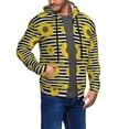 thumbnail image 2 of Vsdgher Sunflowers On Black And White Stripes Mens Hoodies Zip Hoodie, Hoodies for Men, Zip-up Hooded Sweatshirt-Medium, 2 of 5