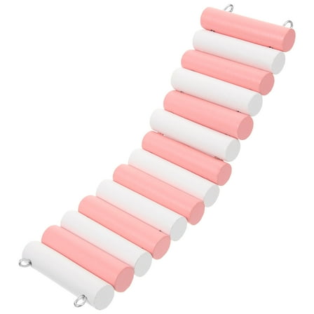 WASHWEPE 8Set Wooden Pet Hamster Toy for Indoor Pet Play