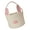Pink, variant on Sturdy Handwoven Materials Easters Rabbits Eggs Basket Convenient for Kids and Teachers During Festival Special Event