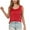 Red, variant on JIUKE Satin Tank Tops for Women Loose Casual Summer Scoop Neck Sleeveless Dressy Tunic Blouses White XL