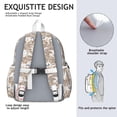 thumbnail image 5 of Paisley Pattern Backpack for School,Cute School Bag,Schoolbag with Adjustable Shoulder Straps & Padded Back,13.4"x11"x4.7", 5 of 6