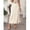 White, variant on White Raw Hem Denim Maxi Skirt High Waist Straight Cut Casual