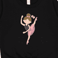 thumbnail image 3 of Inktastic Ballet Dancer for Little Girls Toddler Sweatshirt, 3 of 4