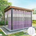 thumbnail image 6 of Outdoor Curtains for Patio Waterproof, Purple Grey Wood Grain Outdoor Privacy Panels Grommet, Ombre Rustic Retro Wooden Plank Blackout Outside Curtains for Porch/Cabana 54"x84", 1 Panel, 6 of 8