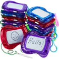 thumbnail image 4 of Mini Tableau de Dessin Magnétique pour Enfants - (Lot de 12) Porte-Clés Clip Tableau de Dessin Effaçable, 4 of 5