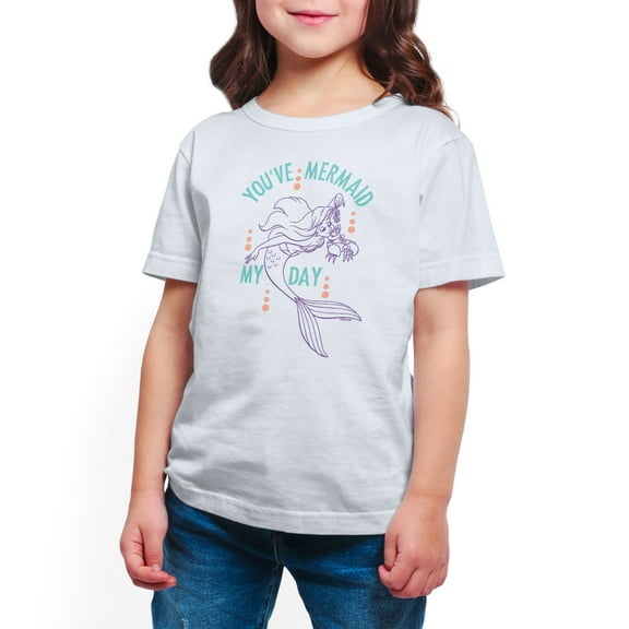 Disney Princess - You've Mermaid My Day - Toddler And Youth Short Sleeve Graphic T-Shirt