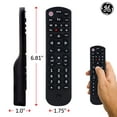 thumbnail image 4 of GE 3-Device Universal TV Remote Control in Black, 34927, 4 of 8