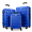 A-Bright Blue, variant on Luggage 3 Piece Set ABS Suitcase Set with Wheels , Carry on and Checked Luggage, Green