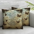 thumbnail image 3 of JEUXUS Spring Butterfly As I Sit in Heaven Throw Pillow Cover Cushion Case Home Office Decoration, 3 of 5