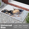 thumbnail image 2 of Front Door Mat, 30"x17" Marble Style Indoor Outdoor Welcome Mat, Heavy Duty Low Profile Anti-Slip Entryway Rug for Home Entrance, Floor, Patio Entry & Mud Room, Gray Gold Marble Decor Doormat, 2 of 6