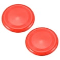 thumbnail image 1 of Uxcell 9 Inch Flying Disc Outdoor Playing Training Soft Flying Disk, Red 2 Pack, 1 of 7
