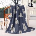 thumbnail image 2 of West Highland White Terrier Blanket,Comfortable Soft Lamb Wool Throw Blanket,All Season,Warm Lightweight Blankets for Sofa Bed Couch Living Room Chair,60"x80", 2 of 4