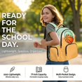 thumbnail image 6 of DISNIMO 17 Inch Kids School Backpack Ice Cream Basketball Print Lightweight Large Bookbag with Side Mesh Pockets Front Zipper Pocket for Teens Student Daily Use, 6 of 7
