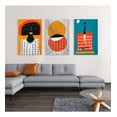 thumbnail image 3 of Set Cuadros Africanas Abstracto Moderno En Canvas Minimalist, 3 of 4