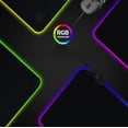thumbnail image 2 of Giizhmy RGB LED Gaming Mouse Pad with Lighting, Black, 1 Count, 2 of 6