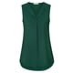 thumbnail image 3 of Chaleco con cuello en V para mujer, camiseta sin mangas, camiseta informal de poliéster, lavable a máquina, 3 of 6
