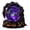 D, variant on HuiXinOu Halloween Crystal Ball Figurine, Mystic Glowing Orb Figurine, Spooky Fortune Teller Prop, Halloween Crystal Ball Centerpiece for Home, Office, Shelf, Mantel, Desk