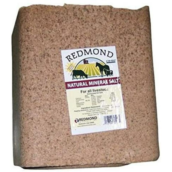 Redmond Natural Mineral Salt Block 44 lbs.