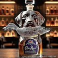 thumbnail image 2 of Hunting Dog Whiskey Bottle, Funny Glass Dog Wine Bottles, Glass Hunting Dog Statue Wine Bottles, Gift for Whiskeys Enthusiasts, 2 of 5