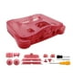 thumbnail image 3 of Funda protectora carcasa de repuesto translúcida para consola de juegos Retro N64 rosa claro rosa FLhrweasw Nuevo, 3 of 9