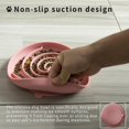 thumbnail image 2 of Slow Feeder Dog Bowls, Dishwasher Microwave Safe Silicone Puppy Puzzle Bowl with Non-Slip Design for Eating (Powder Pink), 2 of 7