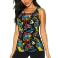 thumbnail image 2 of Haiem Monster Car Workout Tank Tops for Women, Athletic Sports Slim-Fit Tank Tops, Compression Sleeveless Dry Fit Shirts,Athletic Shirt-, 2 of 9