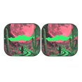 thumbnail image 7 of Haiem Neon Desert Moon Car Windshield Sun Shade (2 Pieces) Foldable Windshield Sun Shade Car Accessories for Truck SUV Pickup-Large, 7 of 7